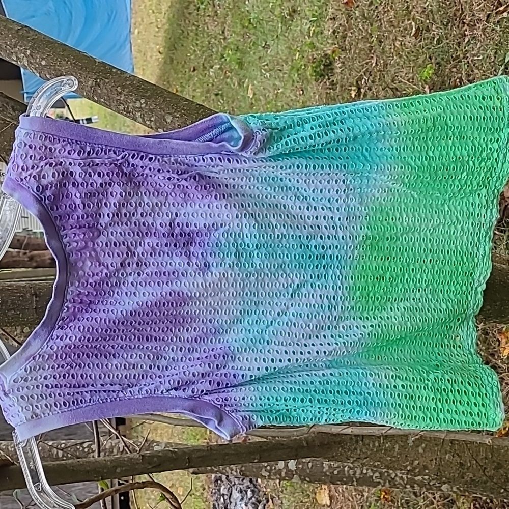 Fabletics Lavender Mesh Top - Picture 4 of 4